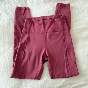 Lululemon In Movement 7/8 Tight *Everlux 25" in Moss Rose